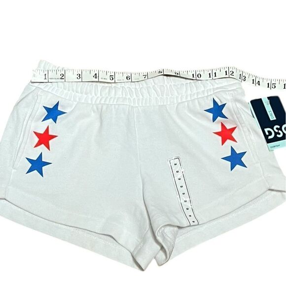 DSG Girls Fleece Americana Patriotic Shortie Shorts, Size M, NWT - Picture 6 of 8
